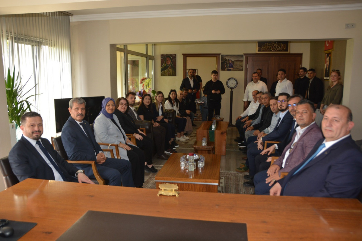 AK Parti İl Başkanı Aydemir'den Başkan Göksel'e ziyaret