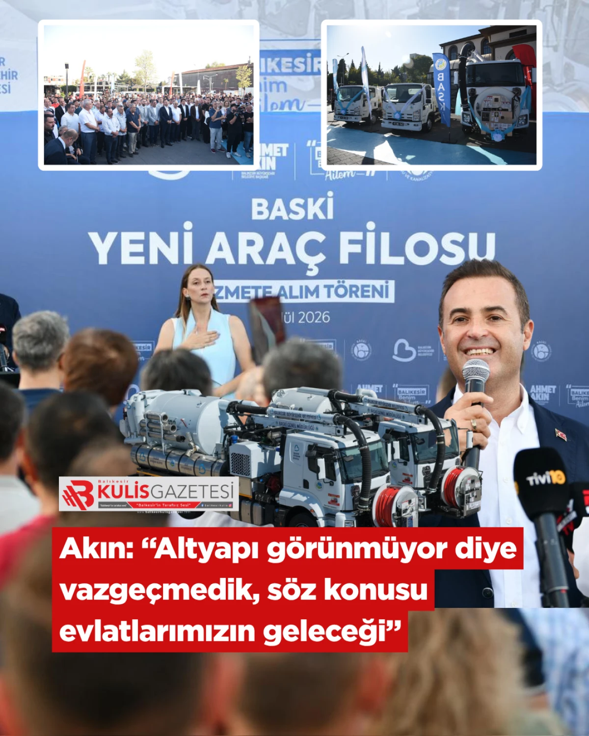 Akın: &ldquo;Altyapı g&ouml;r&uuml;nm&uuml;yor diye vazge&ccedil;medik, s&ouml;z konusu evlatlarımızın geleceği&rdquo;