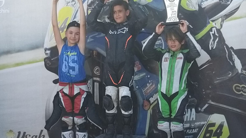 11 yaşındaki minik motosiklet sporcusu Çağatay Çoklar Türkiye 2.si oldu!