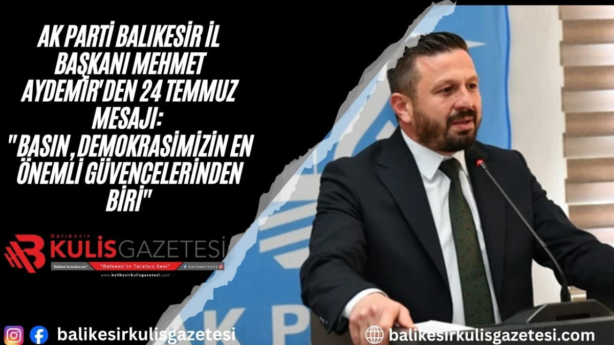 Aydemir'den Basın Tebriği