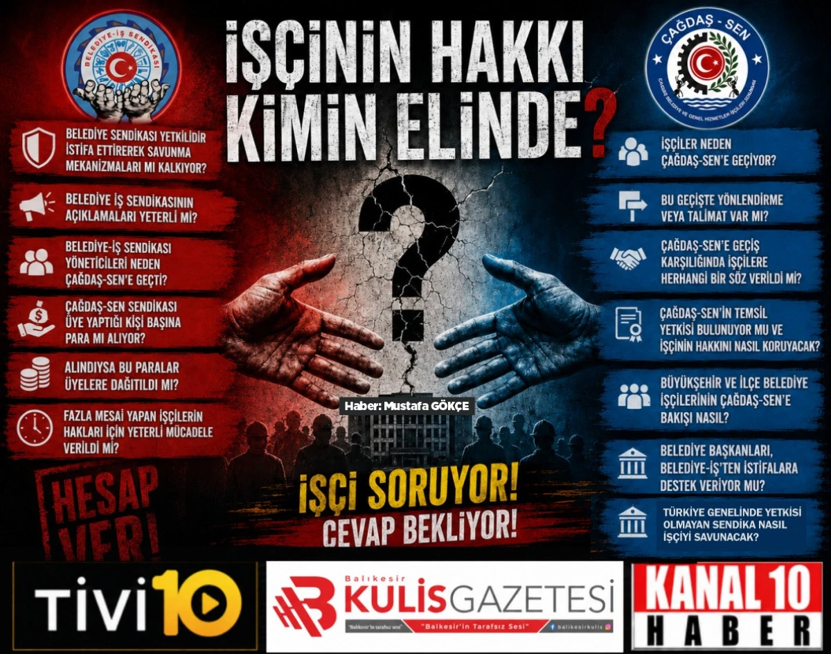Balıkesir B&uuml;y&uuml;kşehir&rsquo;de Sendika s&uuml;reci