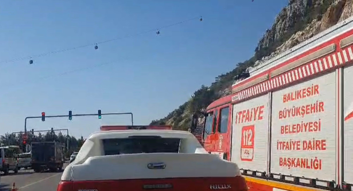 Balıkesir ekipleri teleferik kazası için Antalya'da