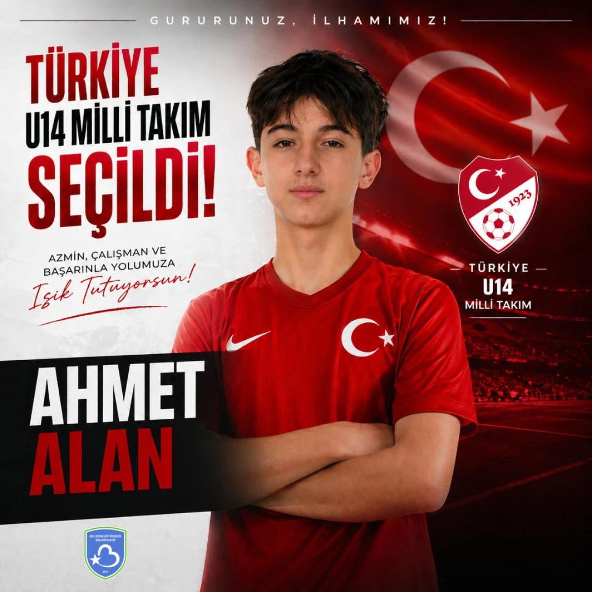 Balıkesir&rsquo;in Gururu Milli Takım Yolunda: Orta Sahanın Yeni Mimarı Ahmet Alan!
