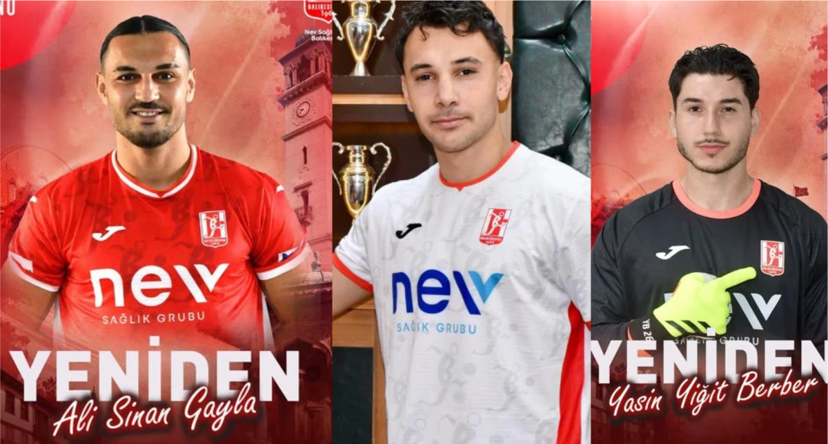 Balıkesirspor i&ccedil; transferde 3 oyuncuyla s&ouml;zleşme imzaladı