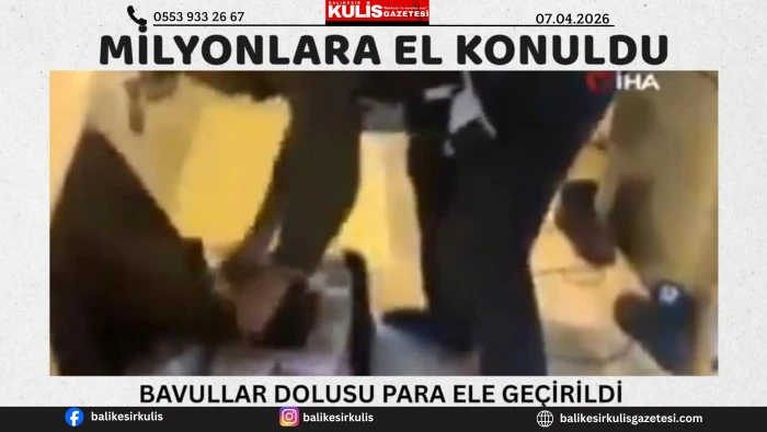 BAVULLAR DOLUSU PARA ELE GE&Ccedil;İRİLDİ