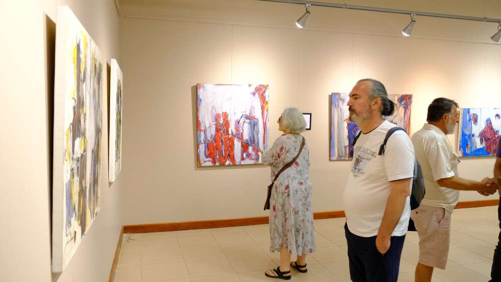 Bedri Karayağmurlar&rsquo;ın &ldquo;Resim Ser&uuml;venim II&rdquo; sergisi Orhan Peker Sanat Galerisi&rsquo;nde a&ccedil;ıldı