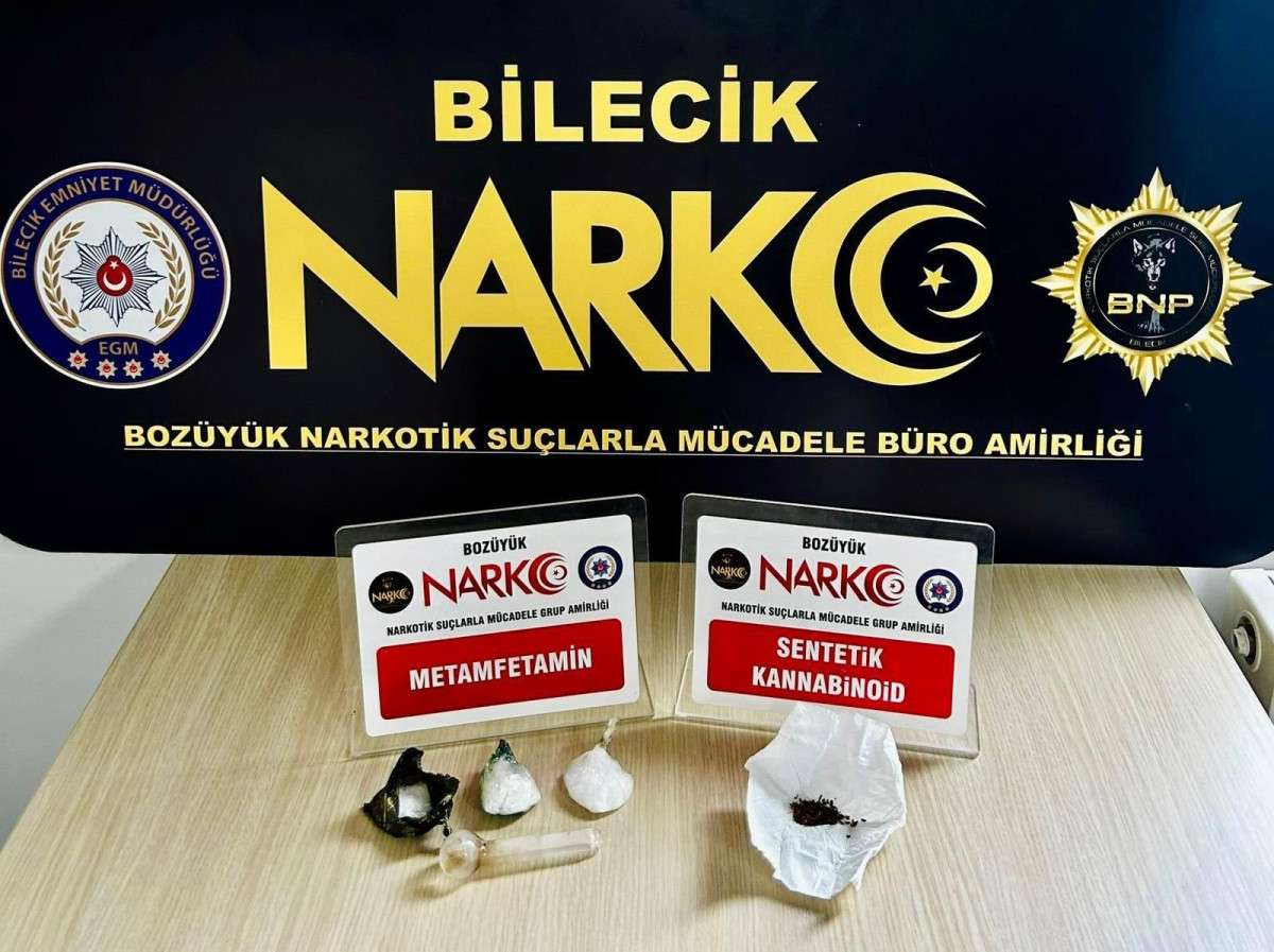 Bilecik'te şehirler arası seyahat &uuml;zerinde uyuşturucu madde ederken yakalandı