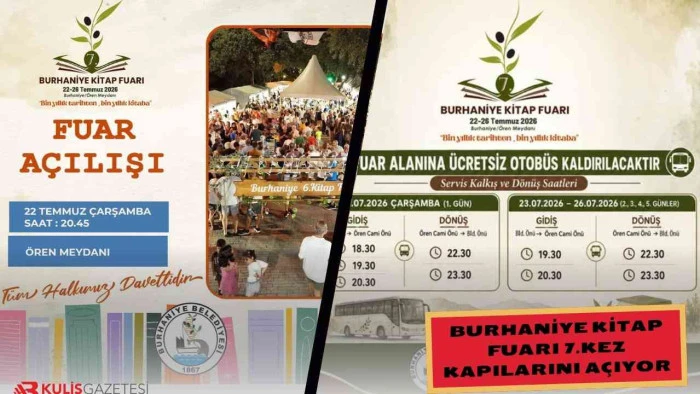 Burhaniye Kitap Fuarı 7.kez kapılarını a&ccedil;ıyor