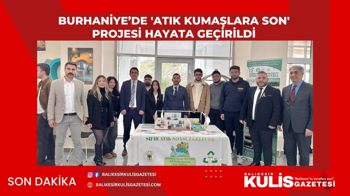 Burhaniye&rsquo;de 'Atık Kumaşlara Son' projesi hayata ge&ccedil;irildi