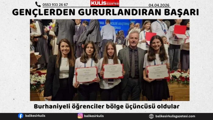 Burhaniyeli &ouml;ğrenciler b&ouml;lge &uuml;&ccedil;&uuml;nc&uuml;s&uuml; oldular