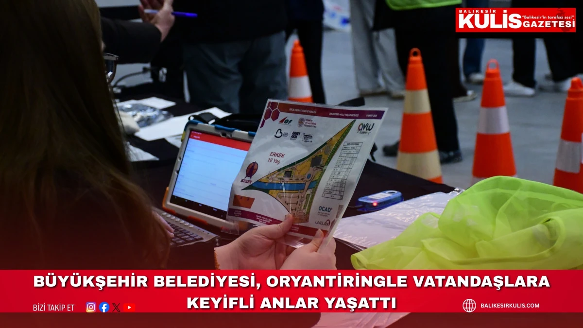 B&uuml;y&uuml;kşehir Belediyesi, oryantiringle vatandaşlara keyifli anlar yaşattı