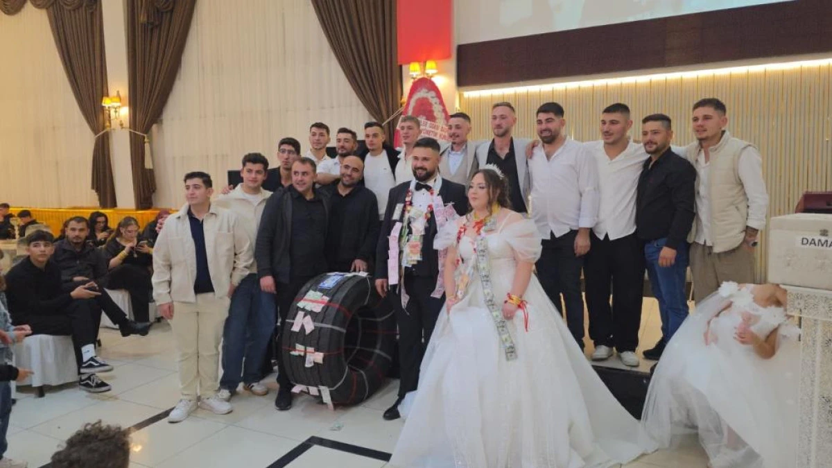 Damada "tır lastiği" taktılar   