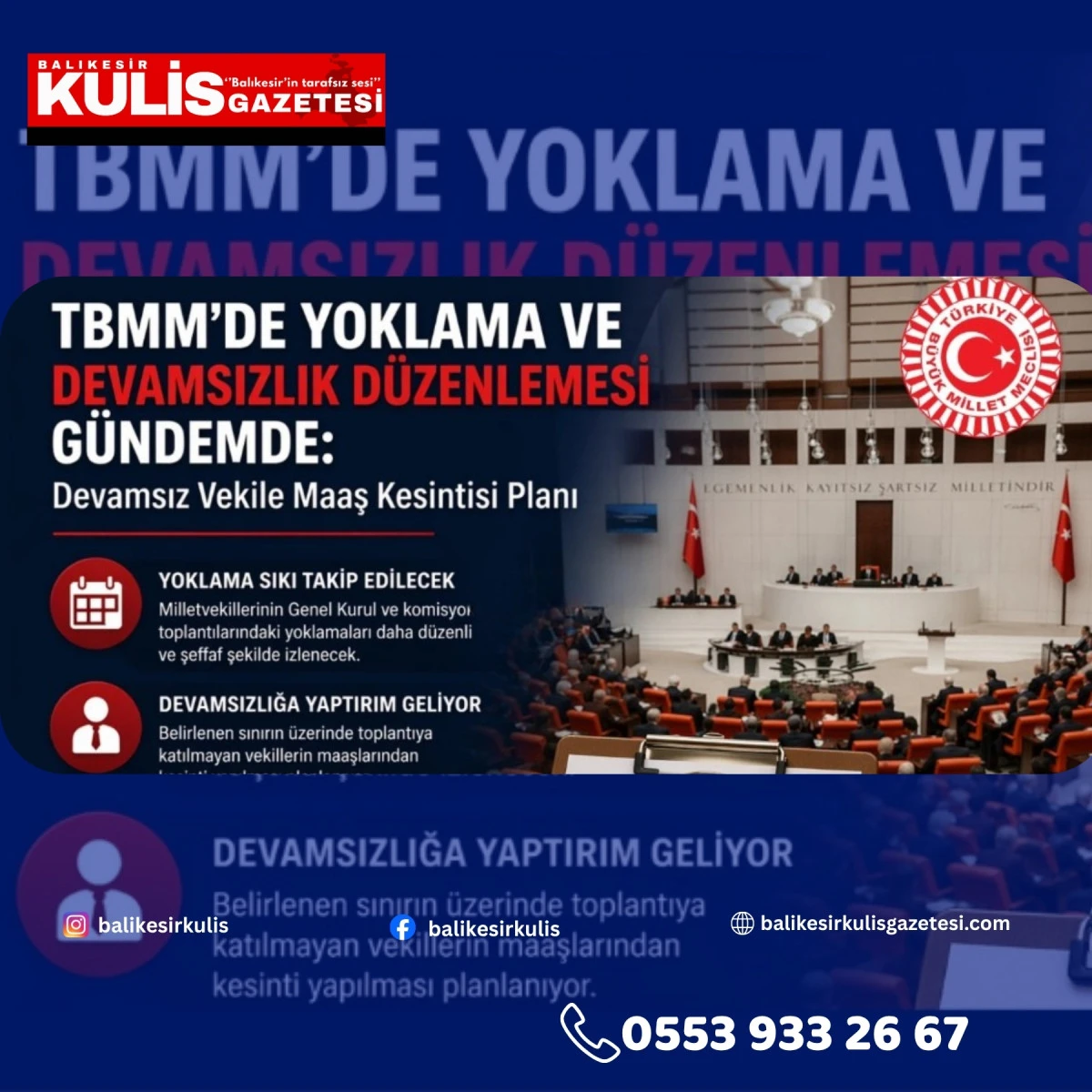 DEVAMSIZ VEKİLE MAAŞ KESİNTİSİ PLANI!