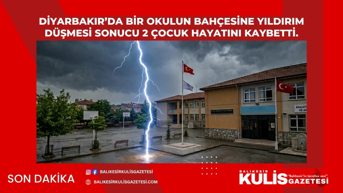 Diyarbakır'da yıldırım &ccedil;arpması sonucu 2 kuzen hayatını kaybetti