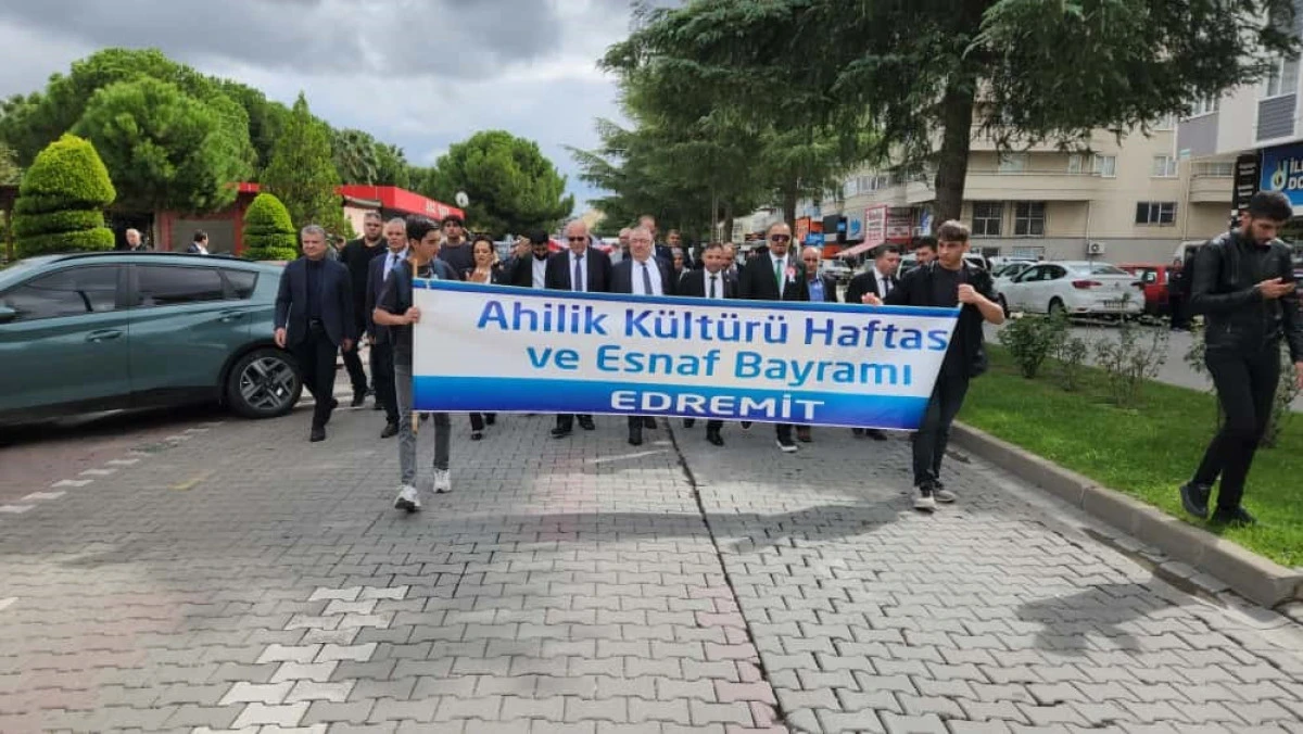 Edremit&rsquo;te Ahilik Haftası kutlandı