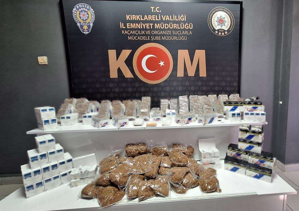 Kırklareli'nde ka&ccedil;ak&ccedil;ılık operasyonu: 3 g&ouml;zaltı
