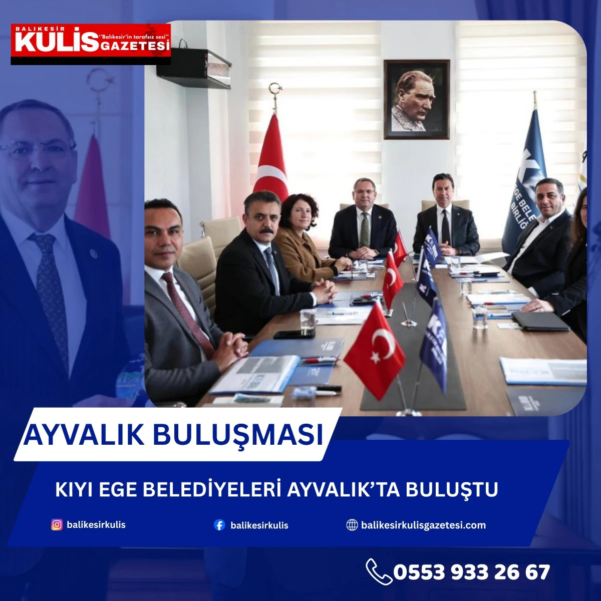  Kıyı Ege belediyeleri Ayvalık&rsquo;ta buluştu