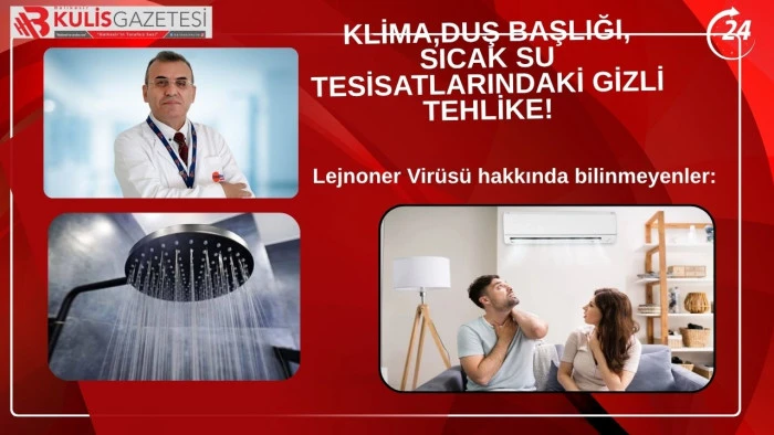 KLİMADAKİ GİZLİ TEHLİKE :LEJYONER VİR&Uuml;S&Uuml;!
