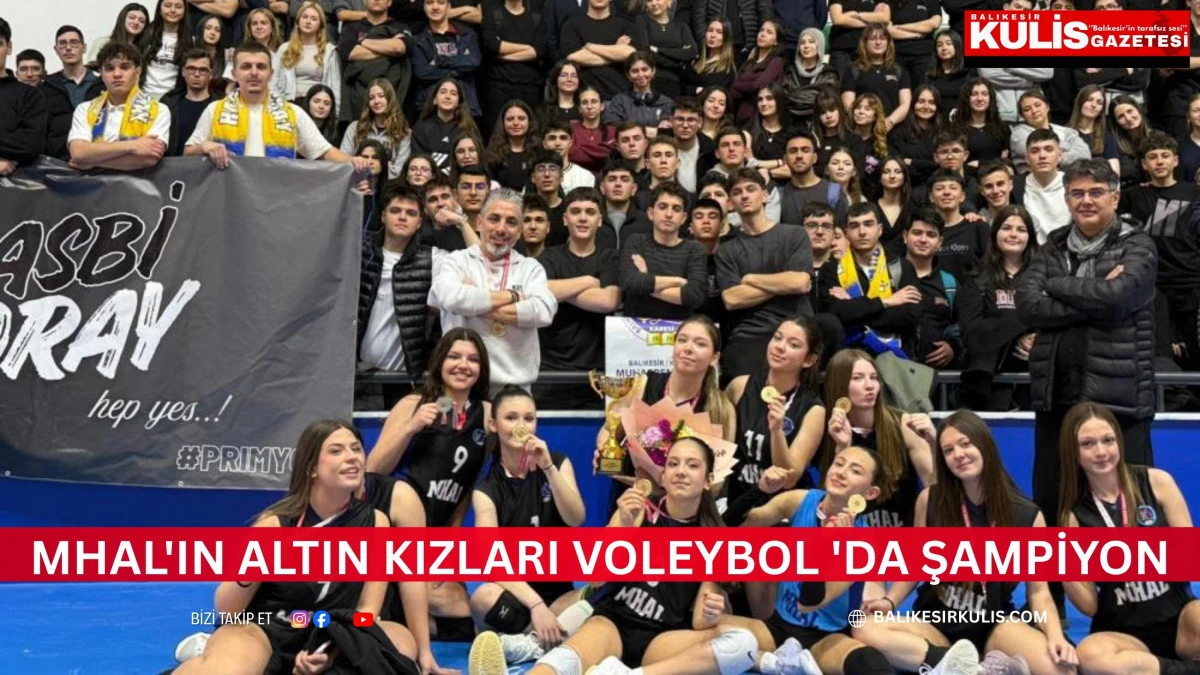 MHAL'in altın kızları voleybol 'da şampiyon