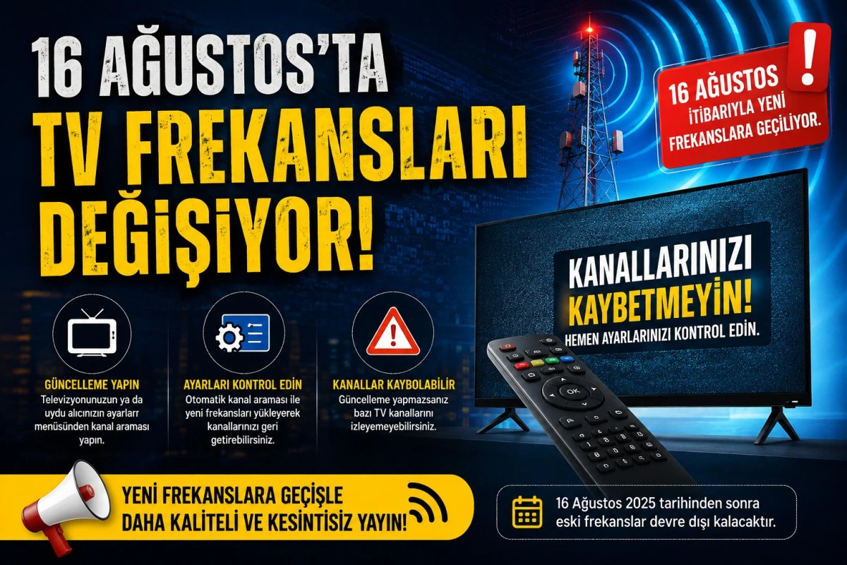 Televizyon Kanalları Bir Gecede Değişebilir