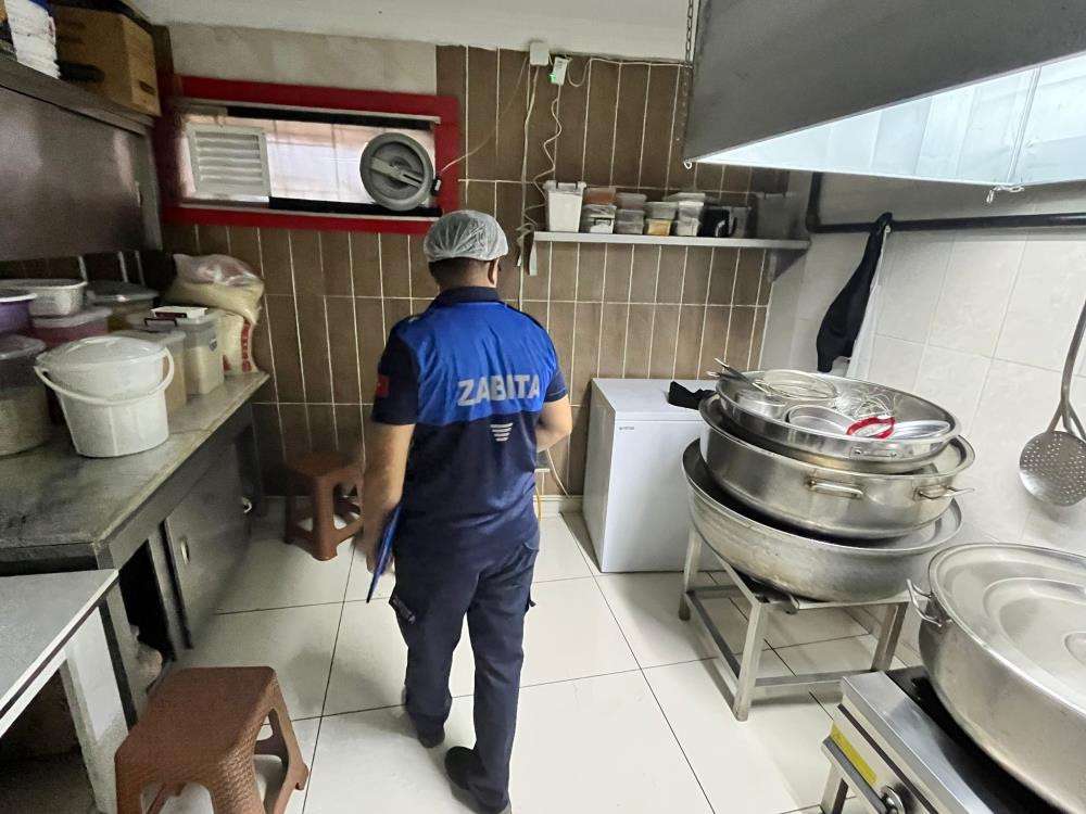 Zabıta M&uuml;d&uuml;rl&uuml;ğ&uuml; ekiplerinden lokantalara sıkı denetim